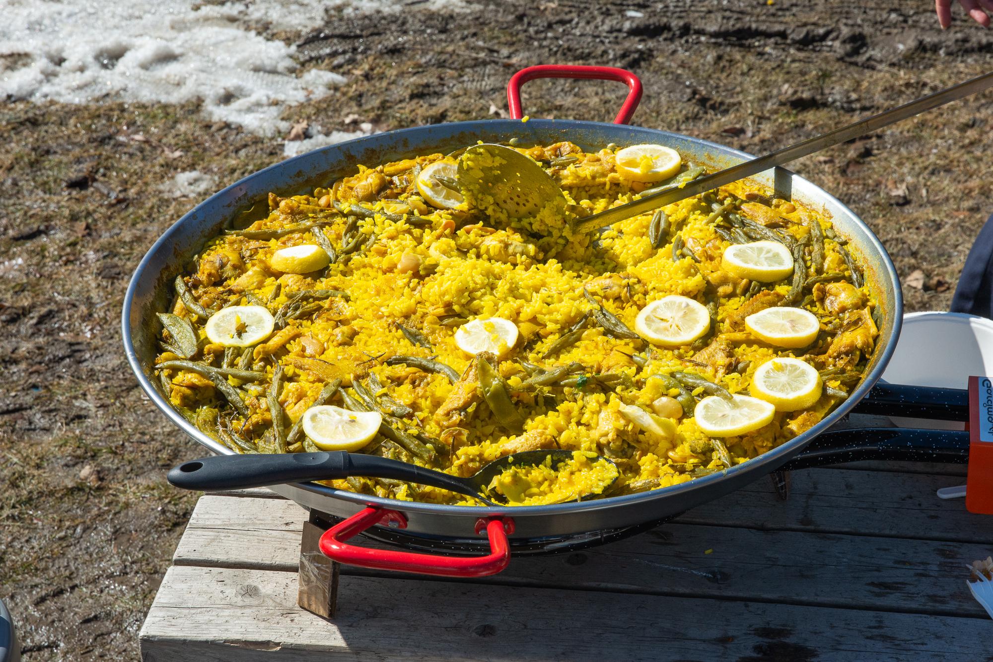 Paella at Las Fallas